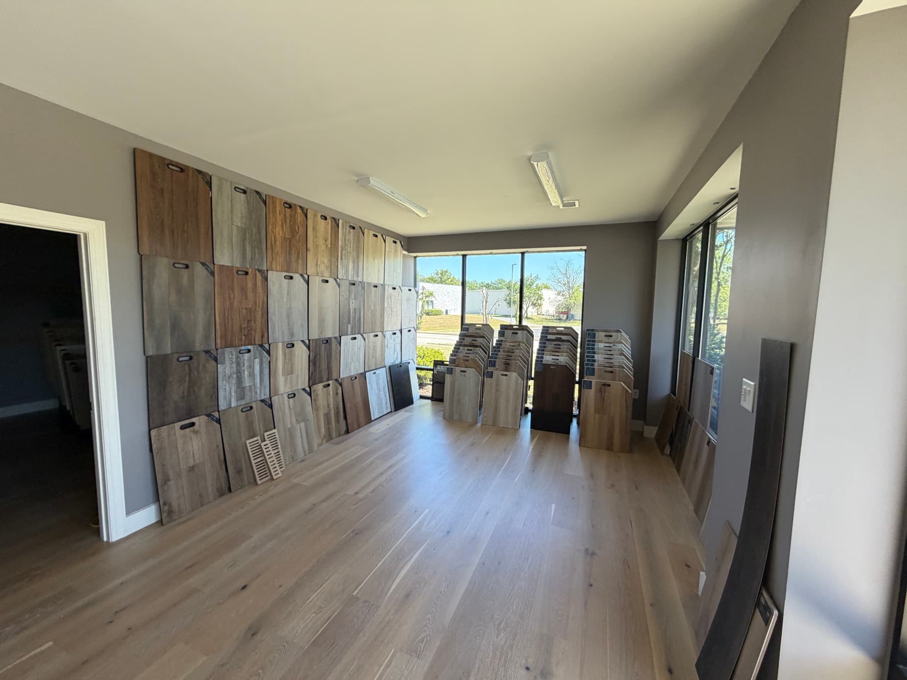 12th And Oak Floor Co. showroom interior in Clayton NC